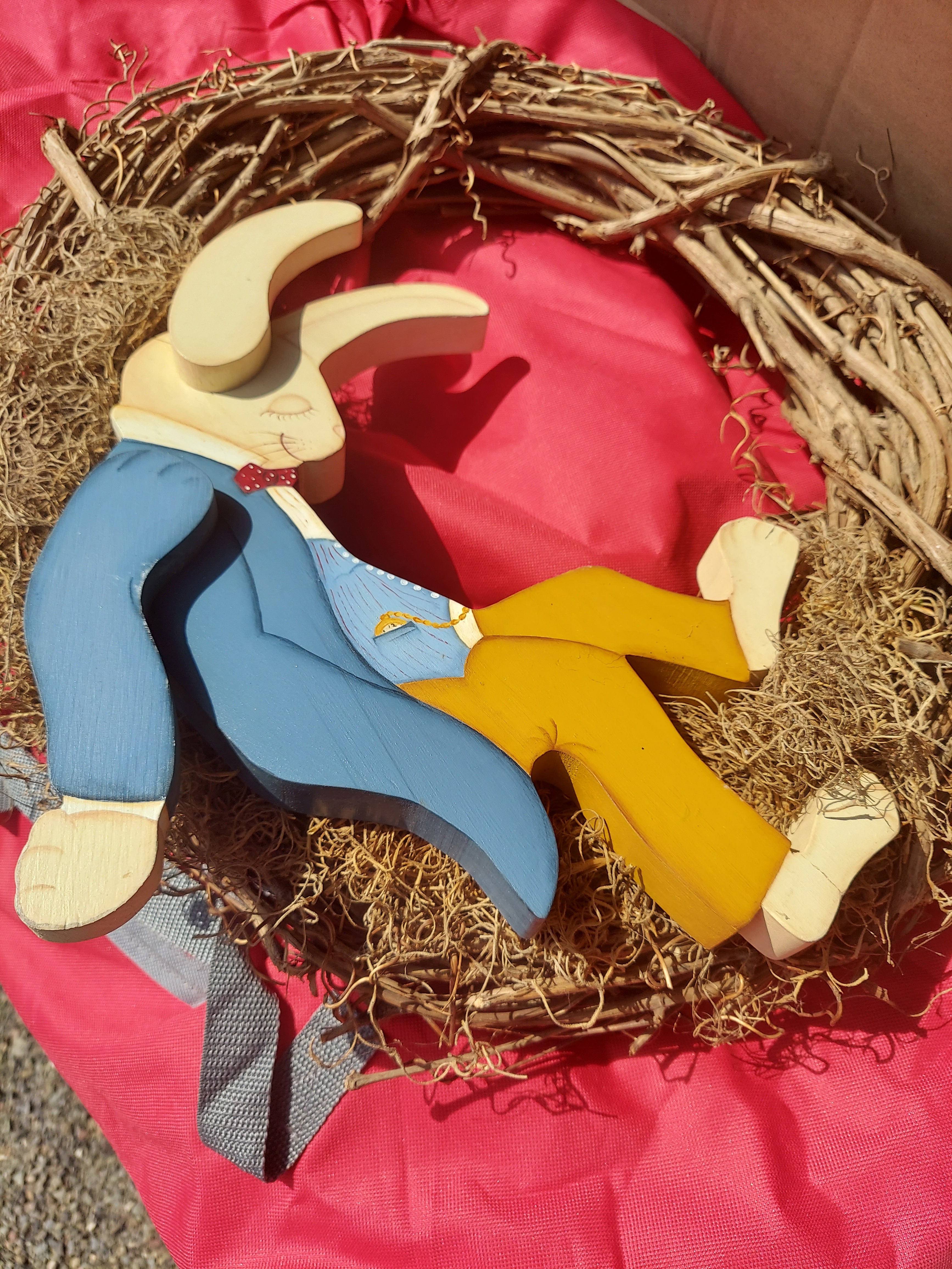 Resting Bunny Wreath