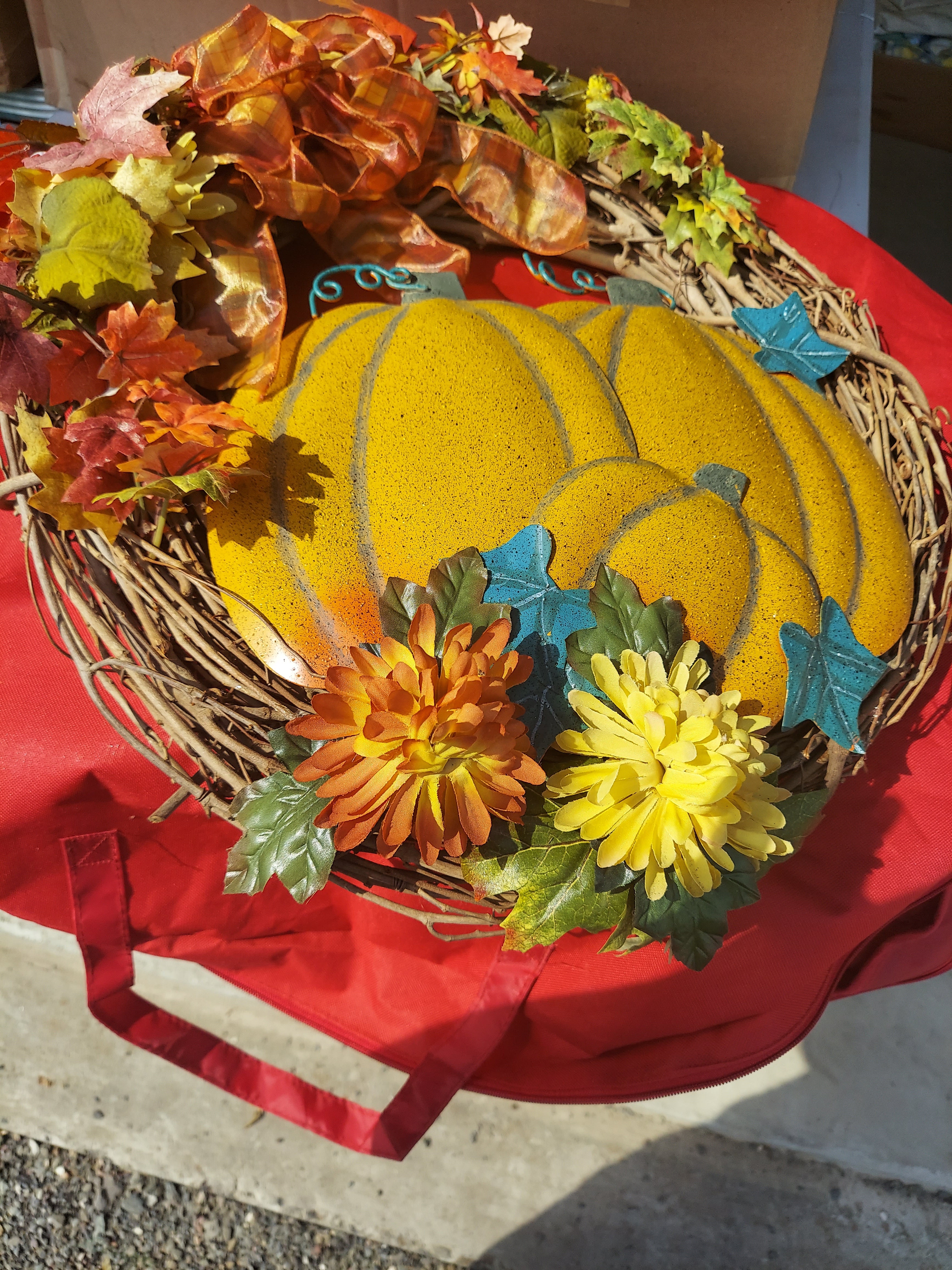 Pumpkin Wreath