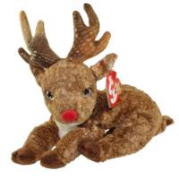 TY Beanie Baby - ROXIE The Reindeer (Black Nose) (7.5 Inch)